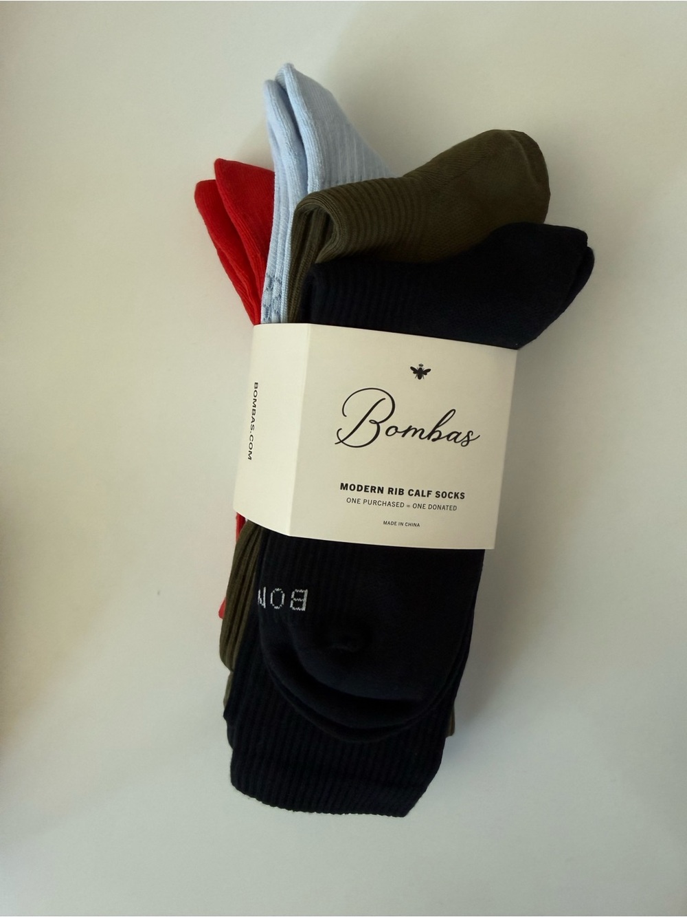 Bombas Modern Rib Calf Sock 4-Pack